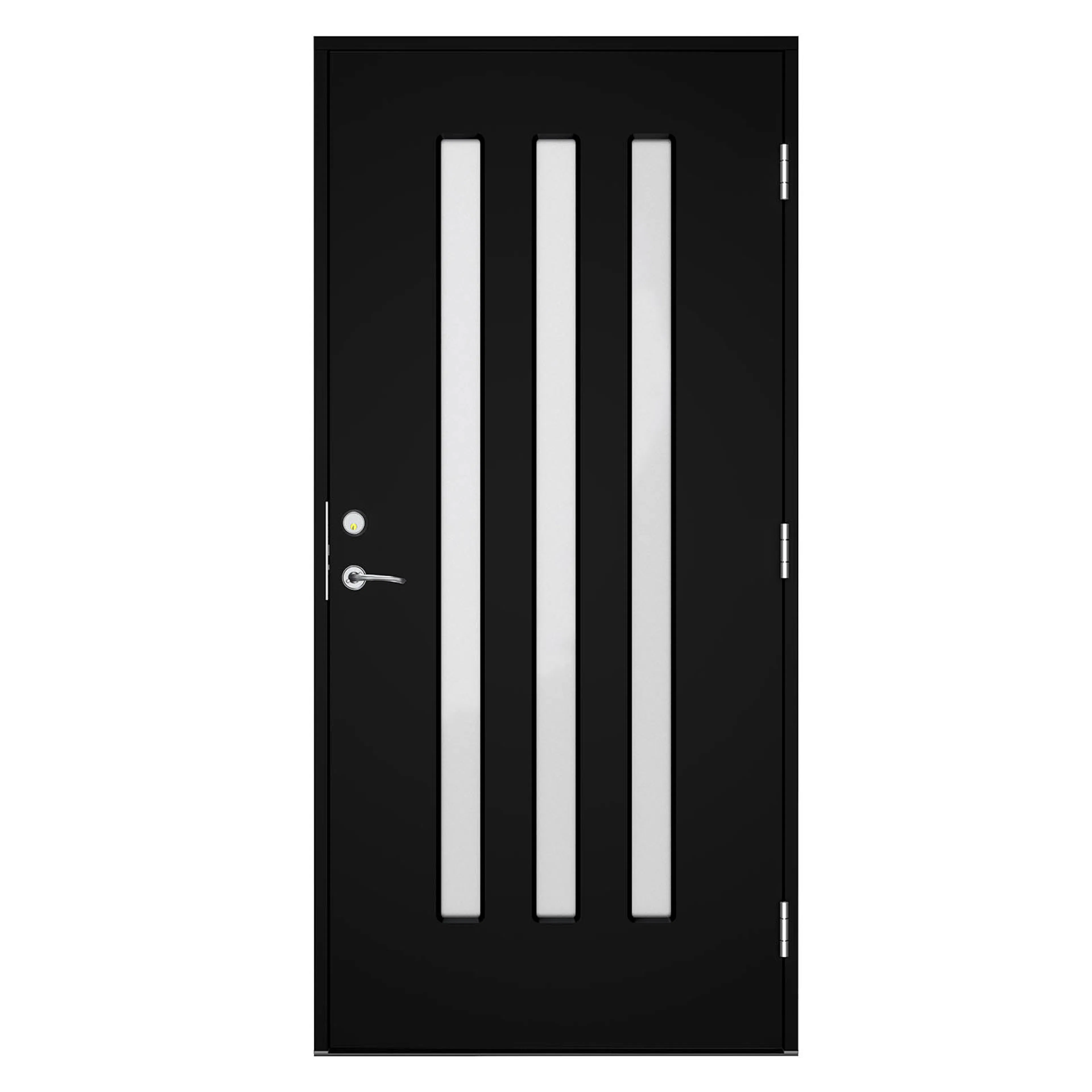 Ytterdörr Swedoor Advance-Line Nordic TromsöNCS-S-9000-N (Svart) 10x20, Höger