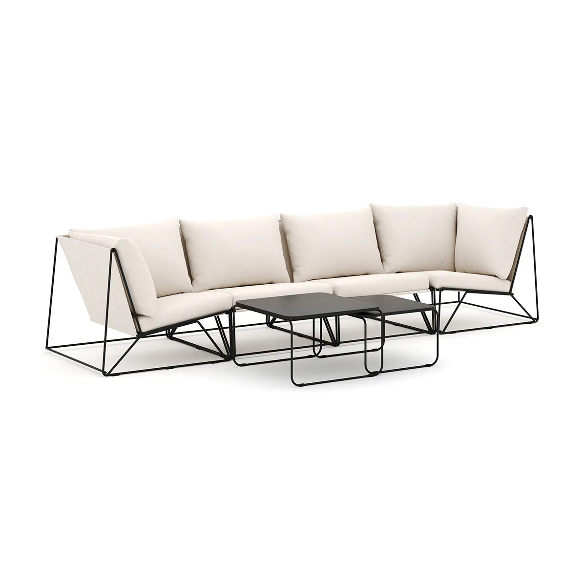 Svart/Beige