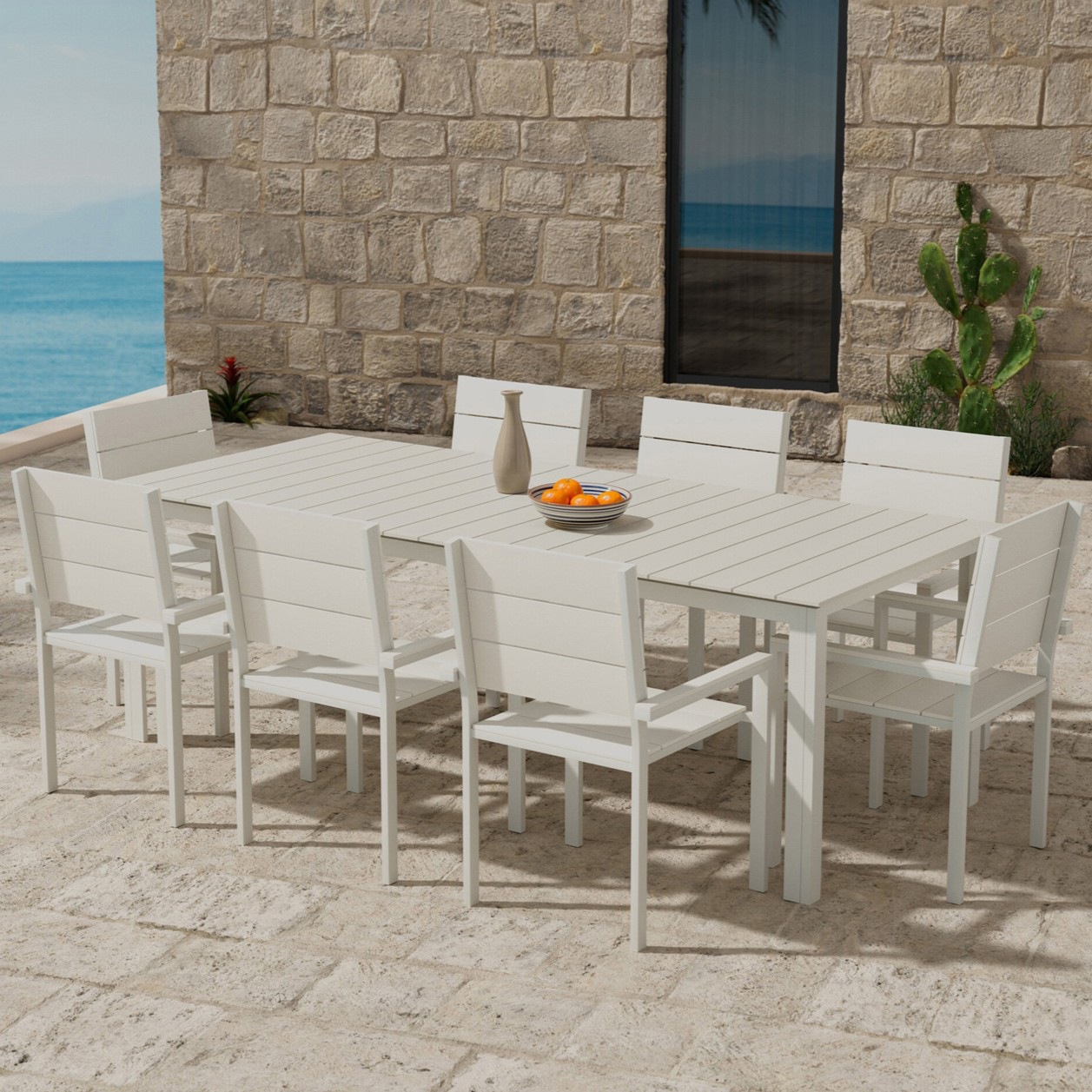 Levels Table - Beige with 8 Levels Chair - Beige Färg: Beige