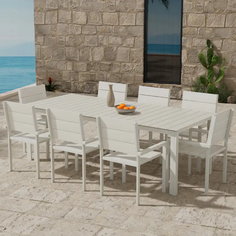 Levels Table - Beige with 8 Levels Chair - Beige Färg: Beige
