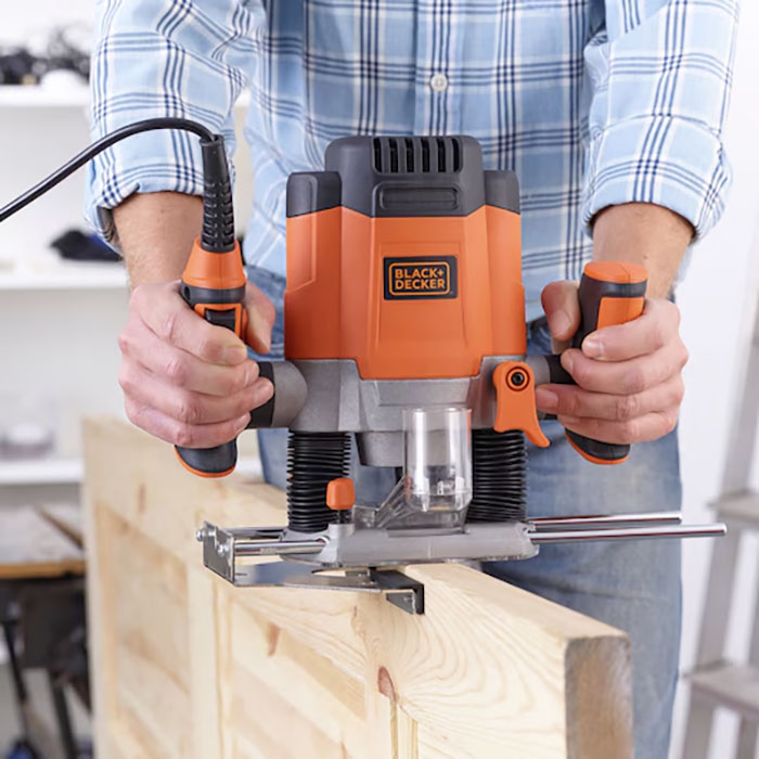 Handöverfräs Black & Decker KW1200E 1200W