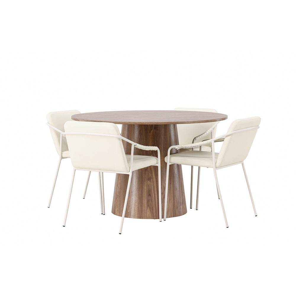 Matgrupp Venture Home Lanzo med 6 Tvist Stolar