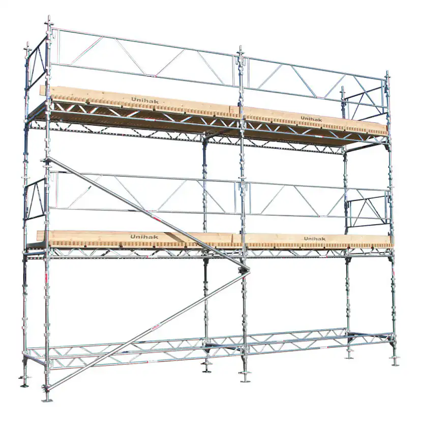 Ställning Komplett Unihak Bredd 6 m, Höjd 4/6 m