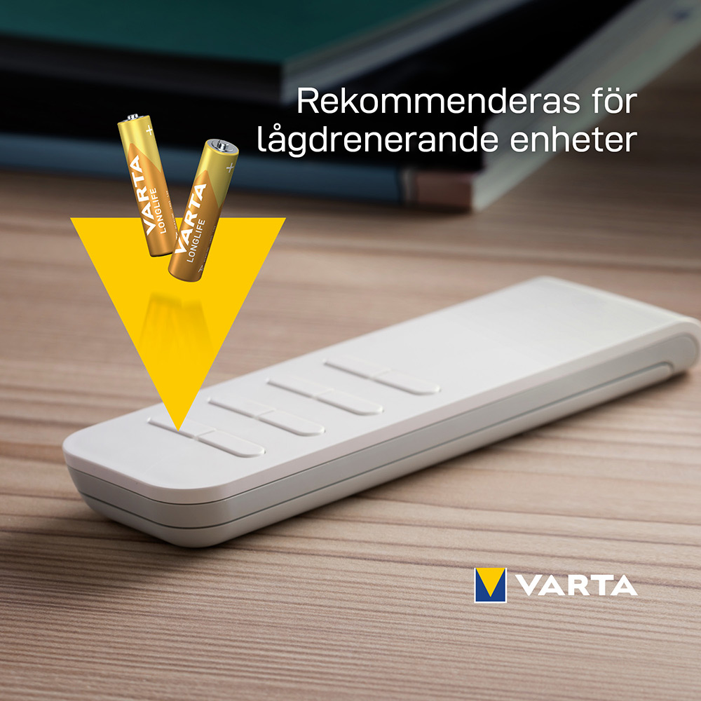 Batteri VARTA Alkaliska Longlife LR03/AAA 4-Pack