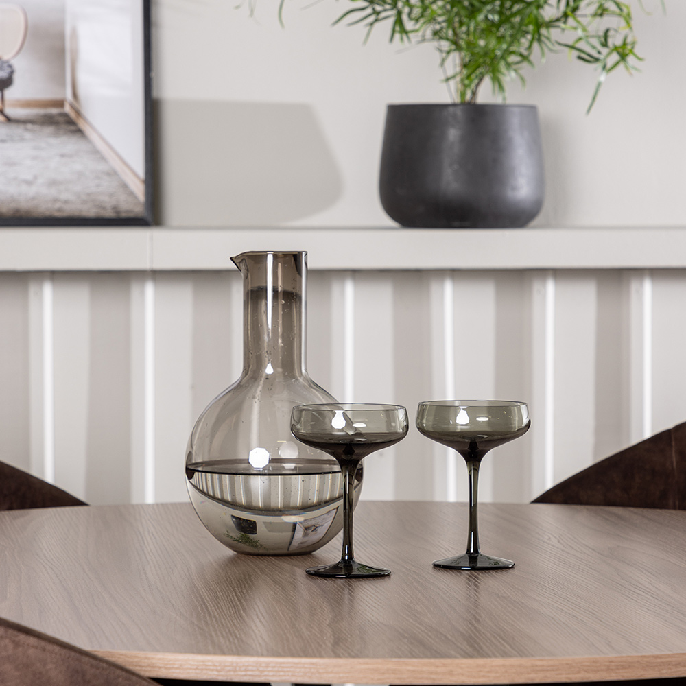 Matgrupp Venture Home Durango Ø120 cm med 4 st Evening stolar