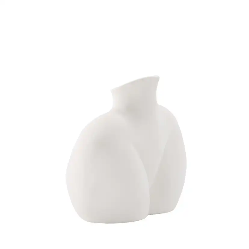 Harvey Vase - Offwhite - 17*10*15Hcm Vit