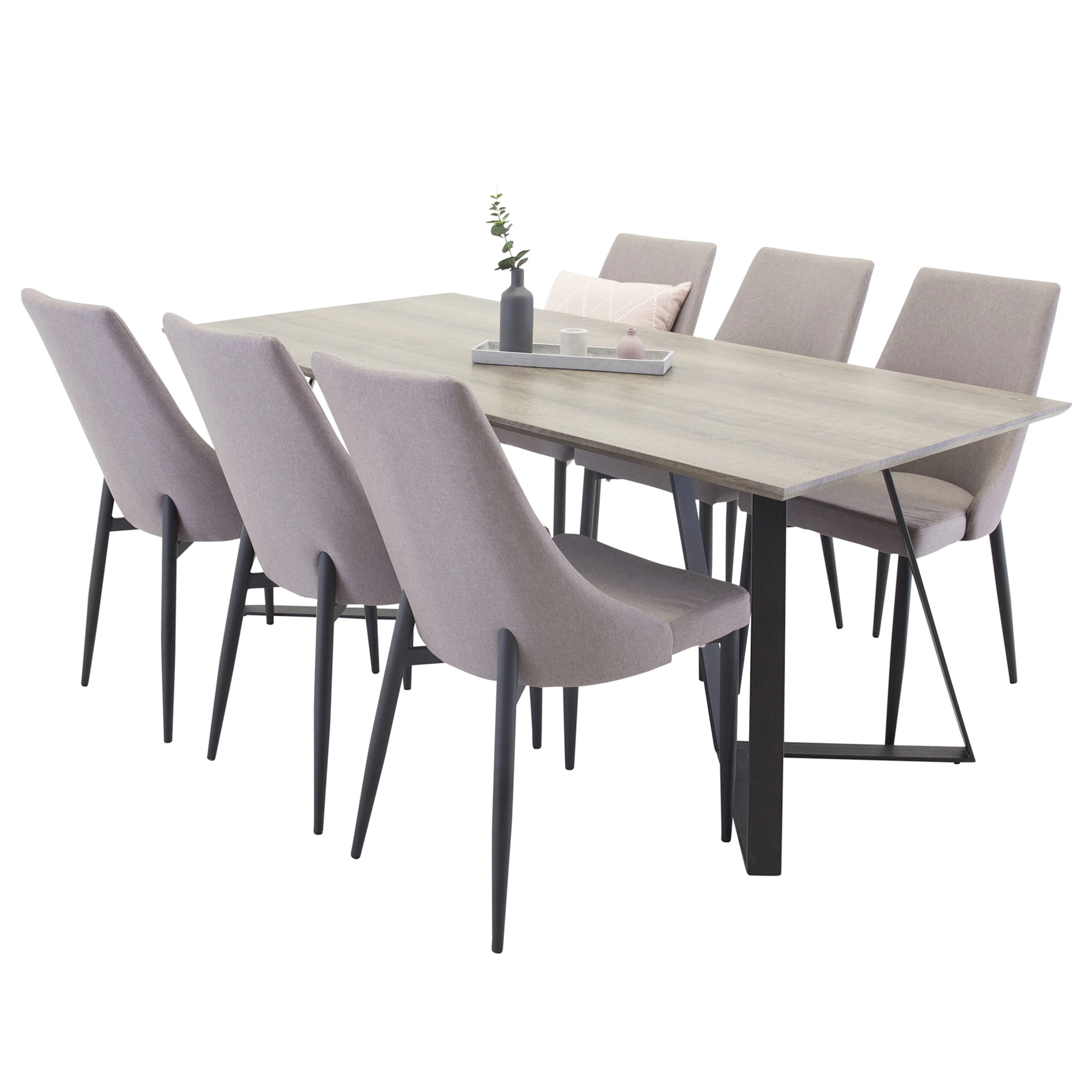 Matgrupp Venture Home Madde med 6 Laura Stolar 2.0