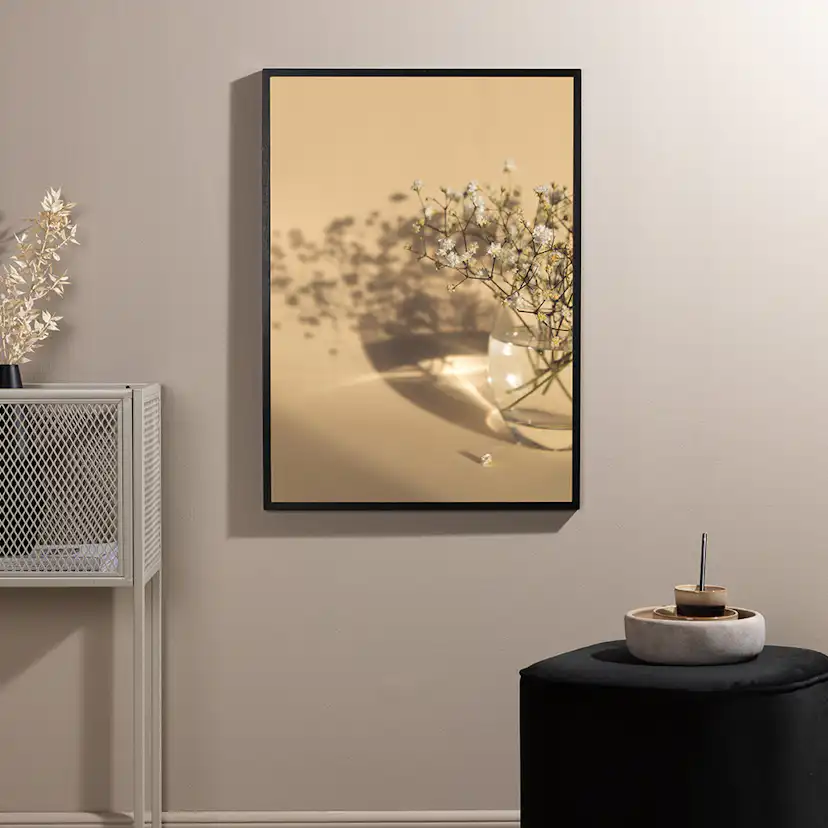 Posters Venture Home White Flowers Beige