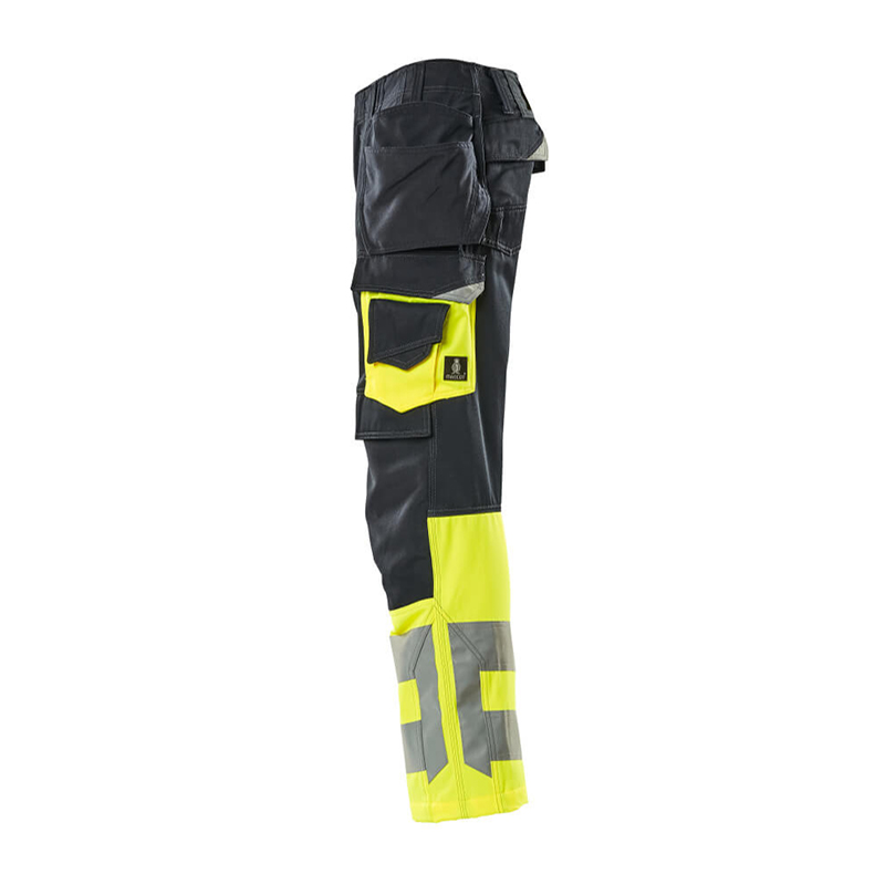Mascot SAFE SUPREME Byxor med hängfickor 17531-860-01017 Storlek: 82C58, Färg: Mörk Marin/hi-vis Gul