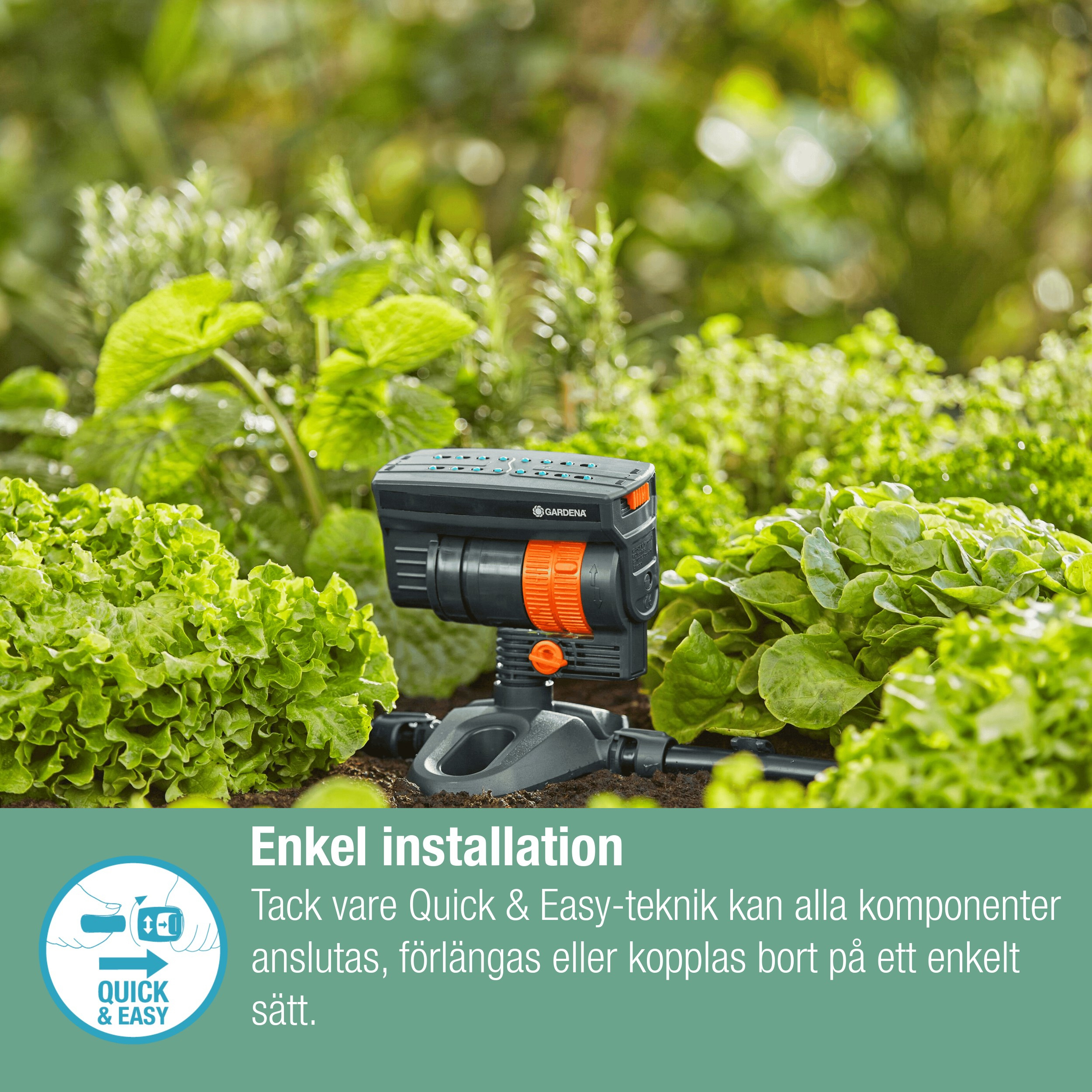 Rektangulärspridare Gardena Micro-Drip OS 90