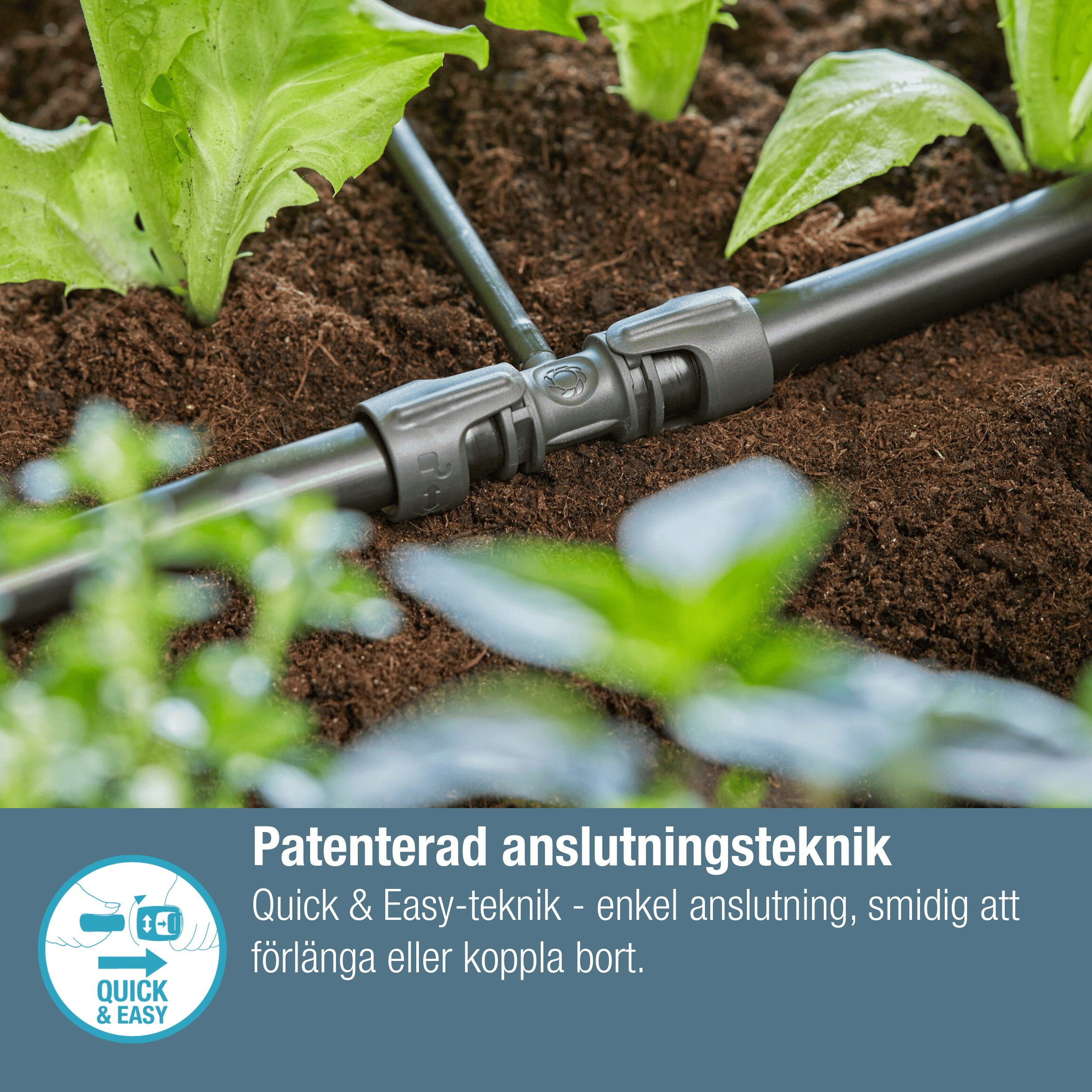 T-koppling Gardena Micro-Drip 1/2"-3/16"