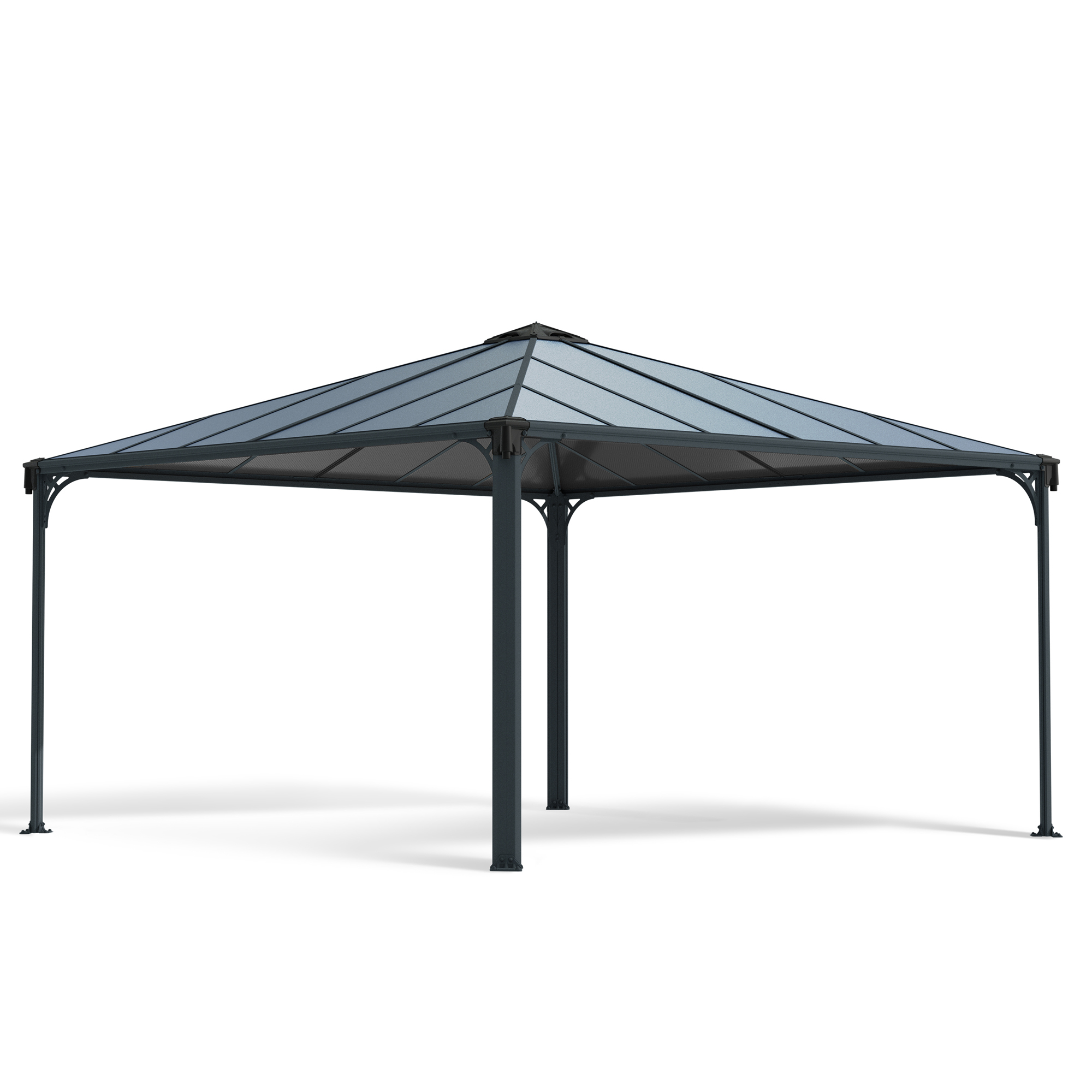 Paviljong Canopia by Palram Milano med Stabil Aluminiumprofil och Polykarbonattak
