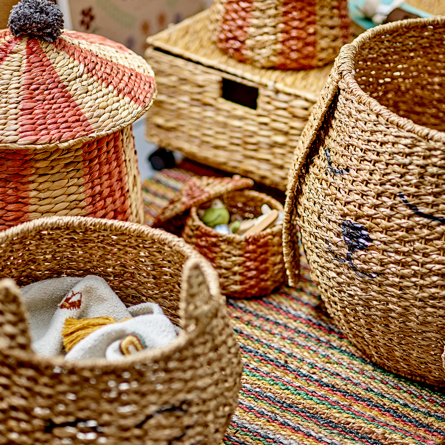 Förvaringskorgar Bloomingville Mini Milus