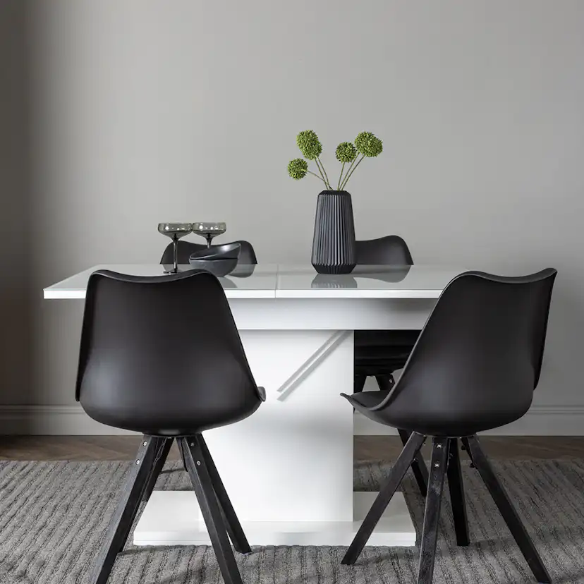 Matgrupp Venture Home Pluto med 4 Zeno Stolar