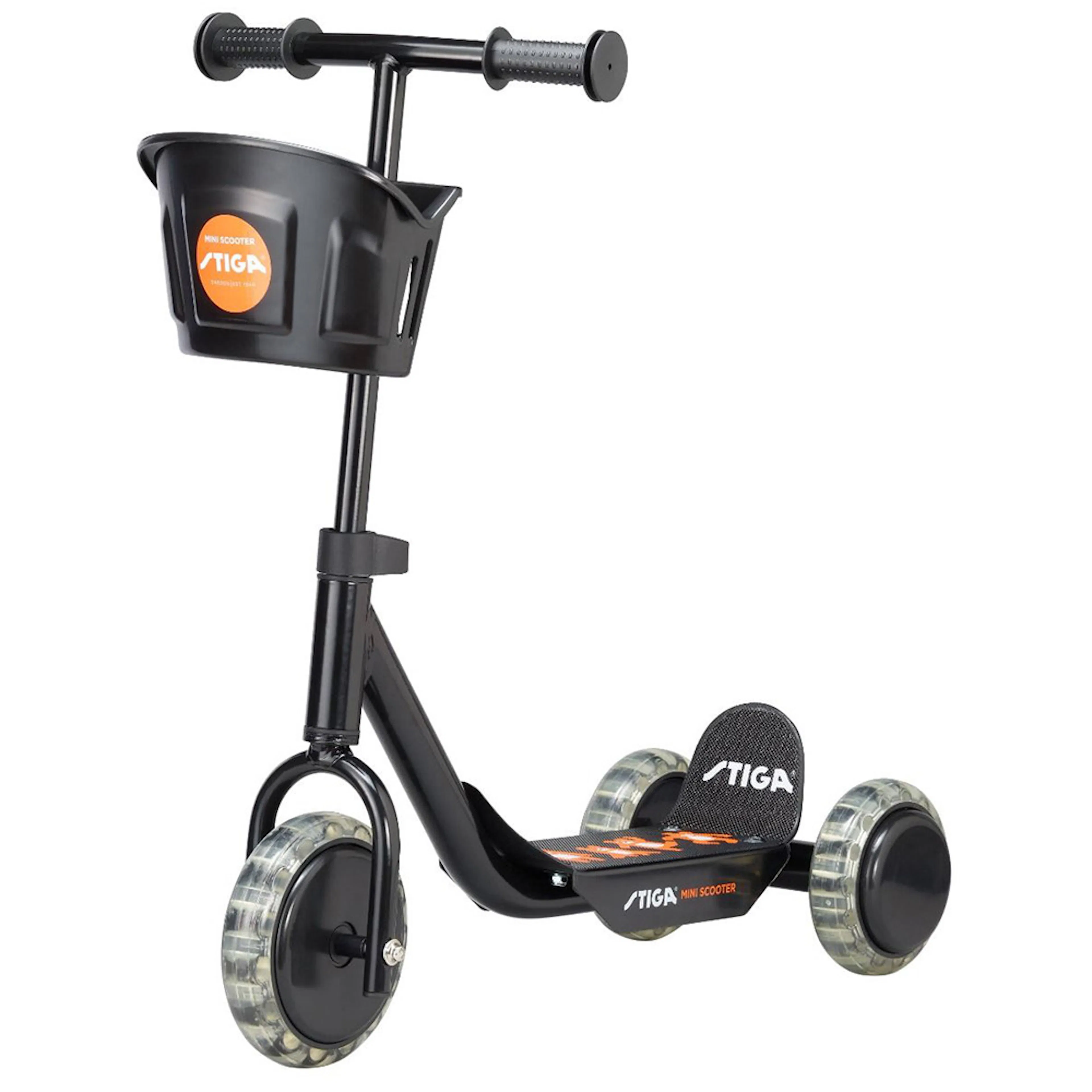 Sparkcykel STIGA Sports STR Scooter Mini Kid 3W Black