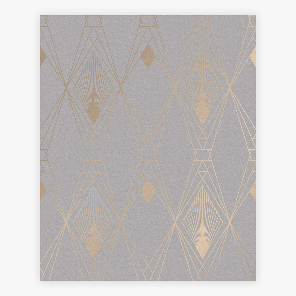 Tapet NEXT Deco Geometric Grey