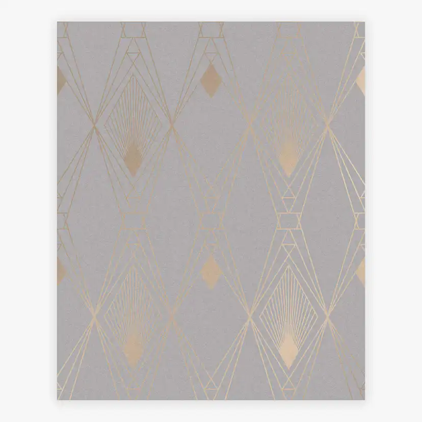 Tapet NEXT Deco Geometric Grey
