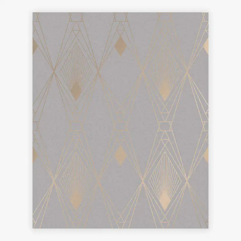 Tapet NEXT Deco Geometric Grey