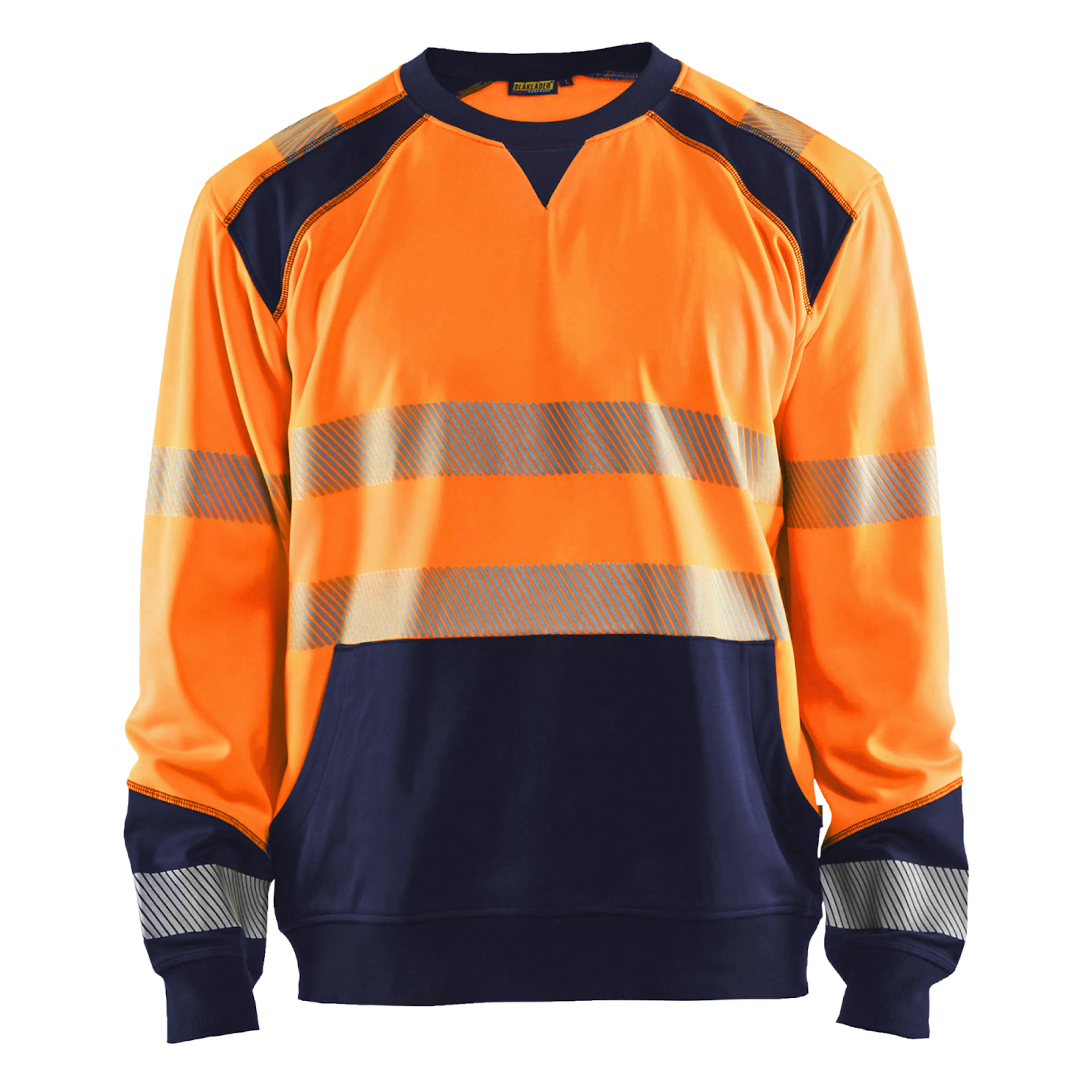 Varselorange/Marinblå