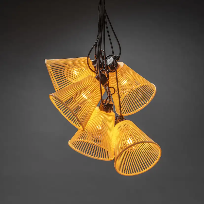 Startset Gnosjö Konstsmide Ljusslinga E27 10 Amber LED