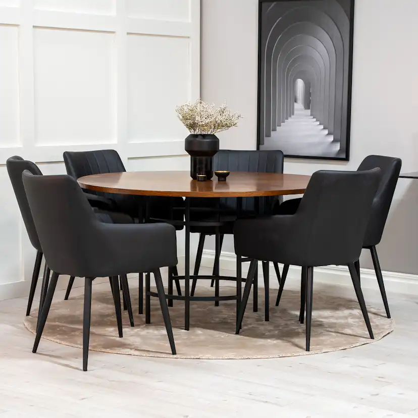 Matgrupp furniture/fashion Copenhagen med 6 Corina Stolar