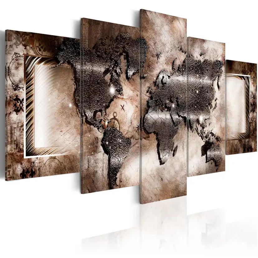 Akrylglastavla Arkiio Platinum Map