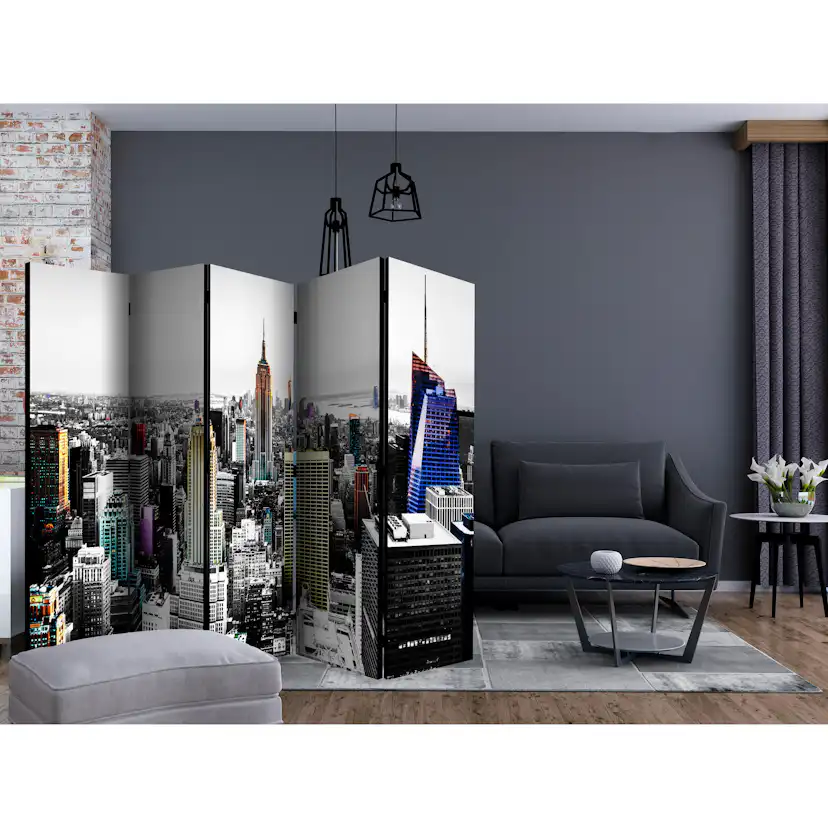 Rumsavdelare Arkiio Iridescent Skyscrapers II 225x172 cm