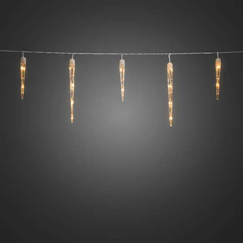 Istappslinga Gnosjö Konstsmide 96L Amber LED