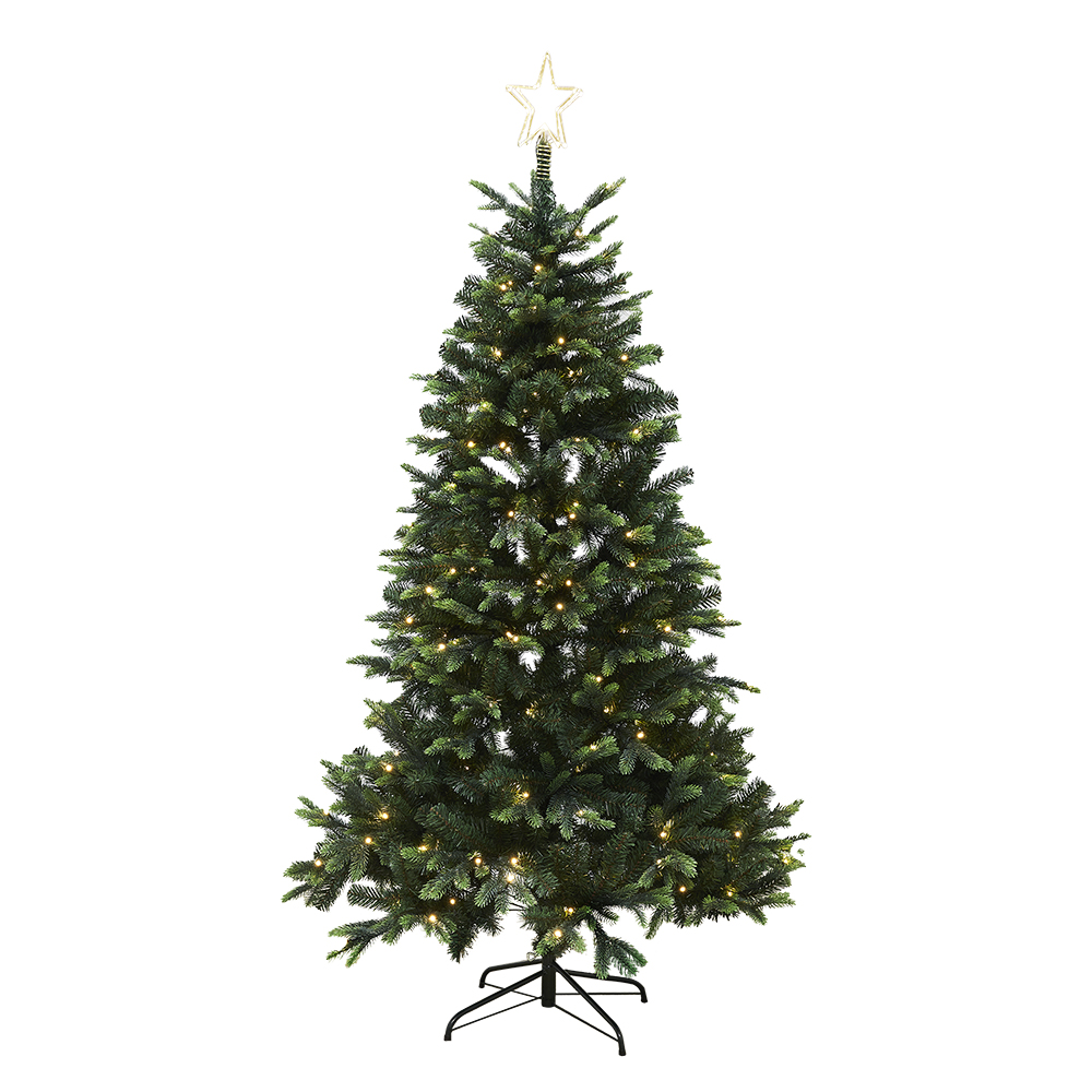 Plastgran Nordic Winter LED med Stjärna