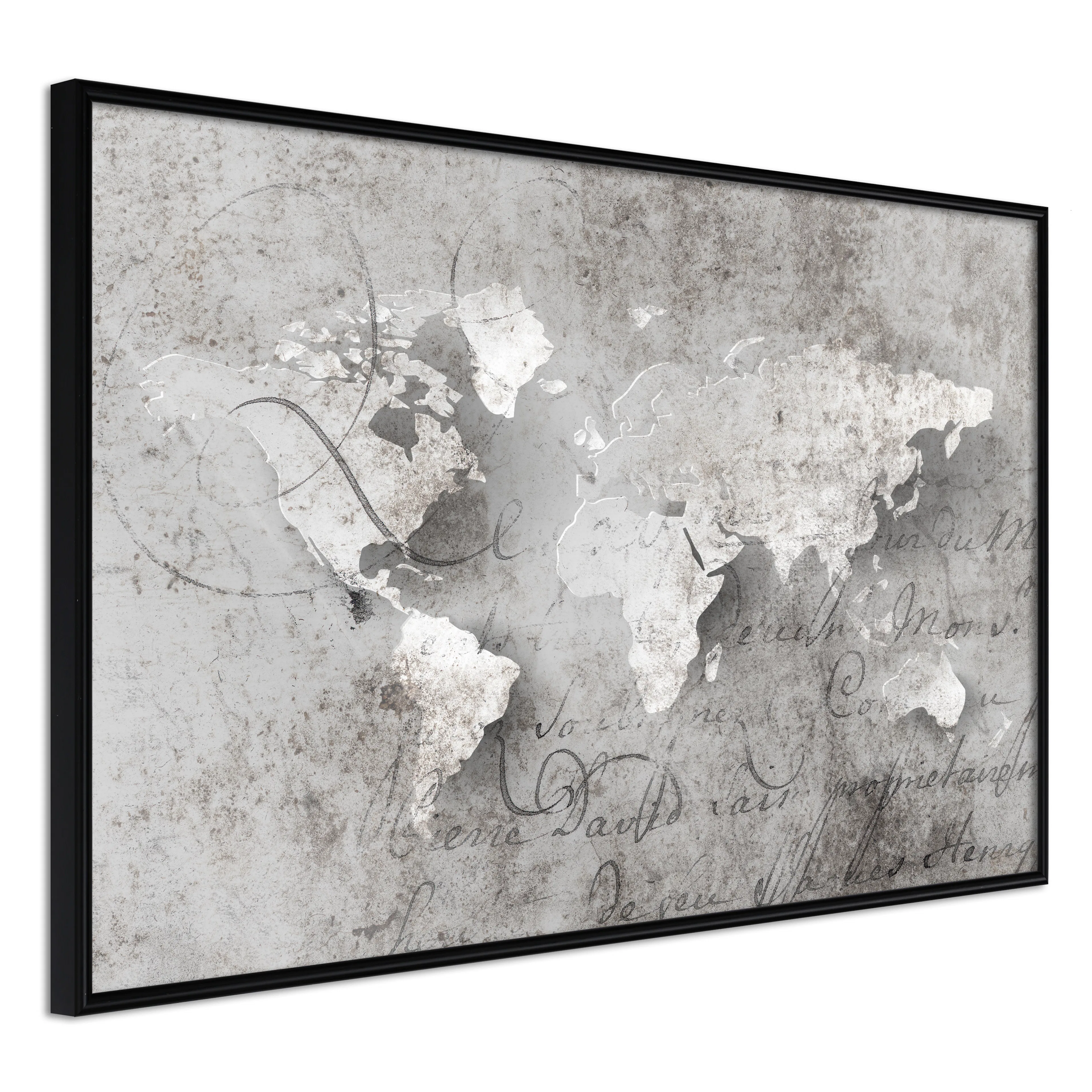 Affisch - Poetry World [Poster] 60x40 Svart ram, 60x40 cm