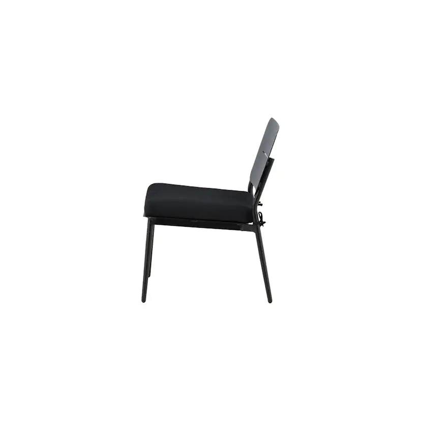 Lina lounge Chair - Black / Black Cushion Svart