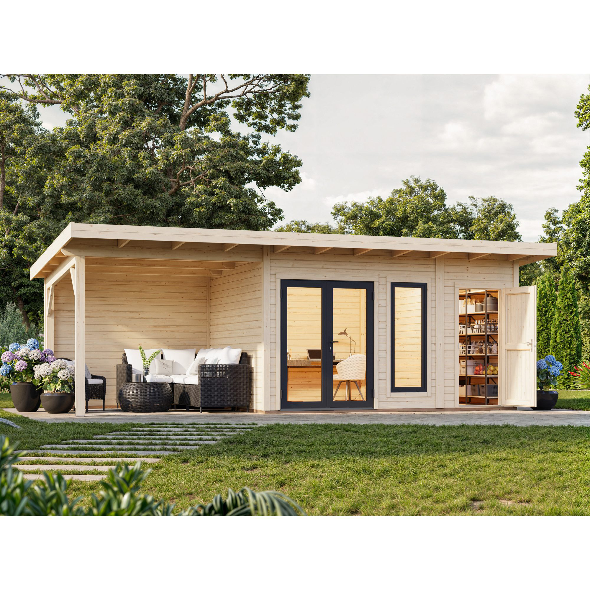 Stuga Palmako Aurelia 21,4 m² (inv. 20,3 m²)