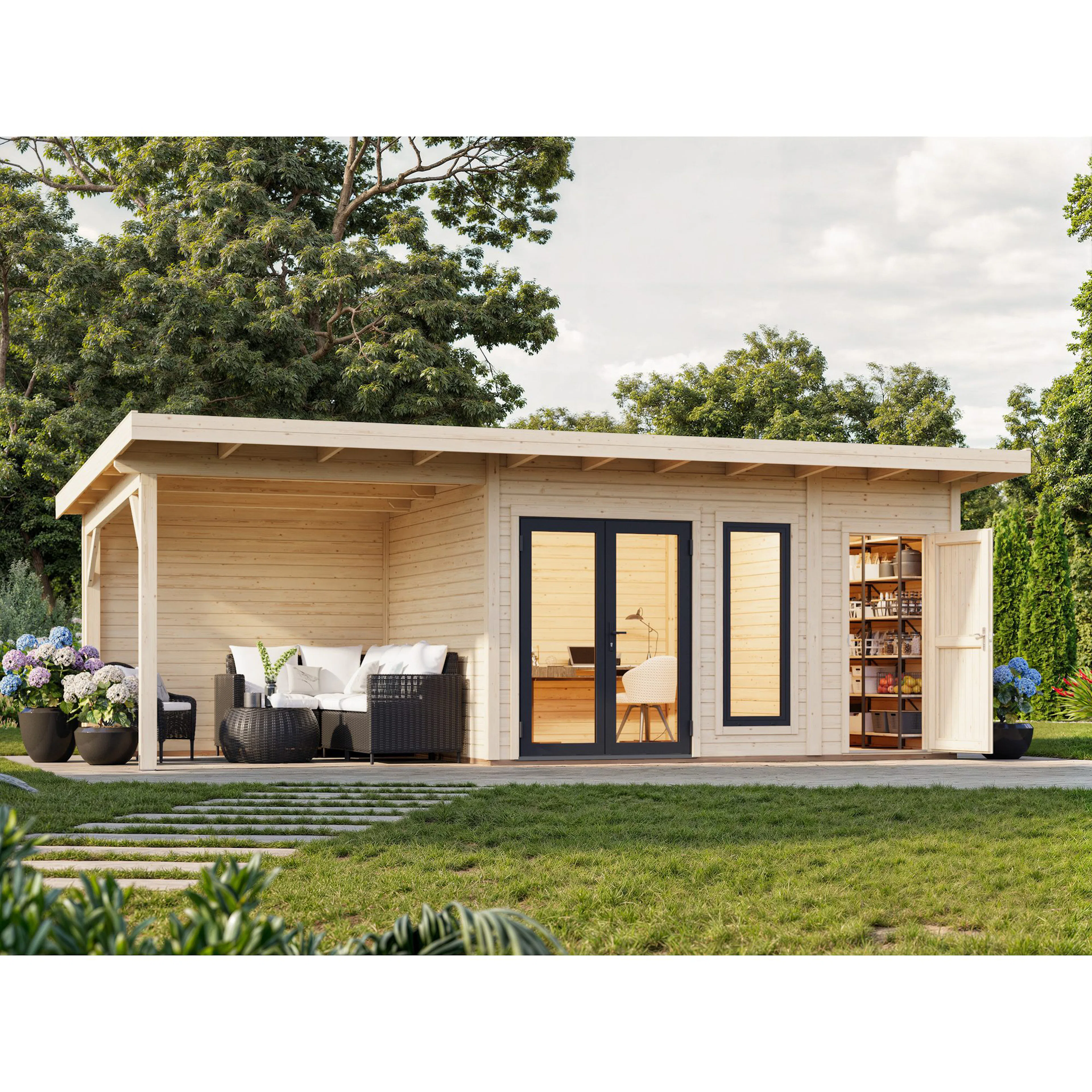 Stuga Palmako Aurelia 21,4 m² (inv. 20,3 m²)