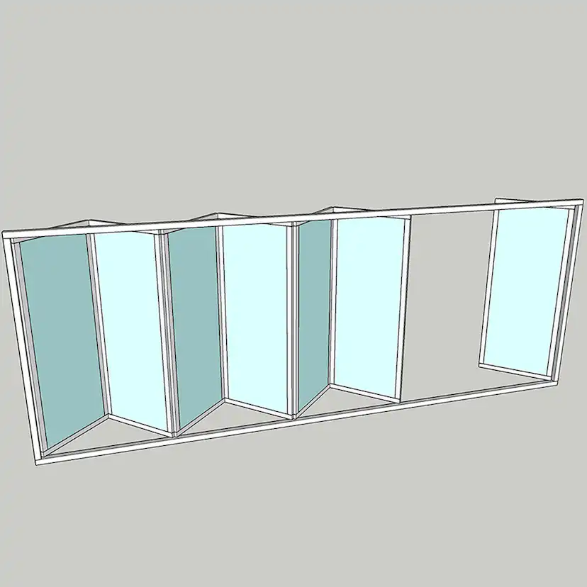 Vikparti Allvy Sunroom s75 3-Glas 7-Delad