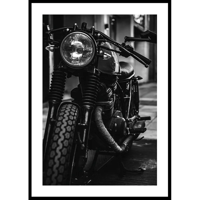 Poster Gallerix Black Motorcycle