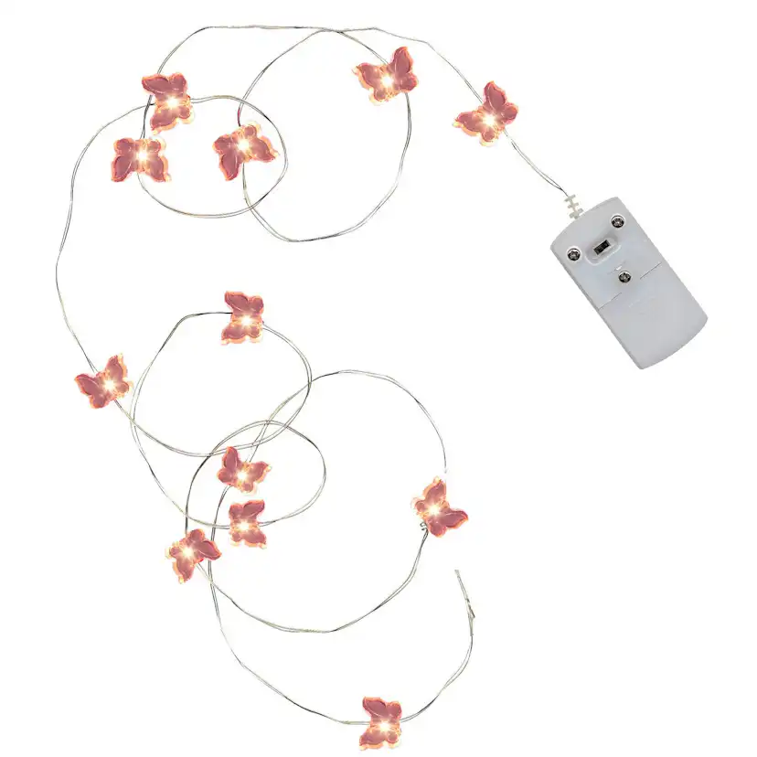 Ljusslinga Star Trading Butterfly Batteridriven LED-slinga