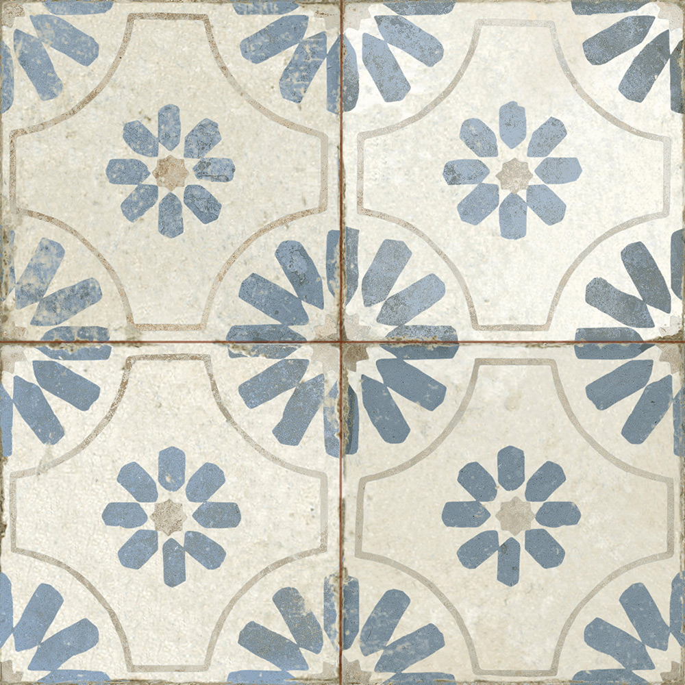 Klinker Tenfors FS Blume Blue 45x45 cm