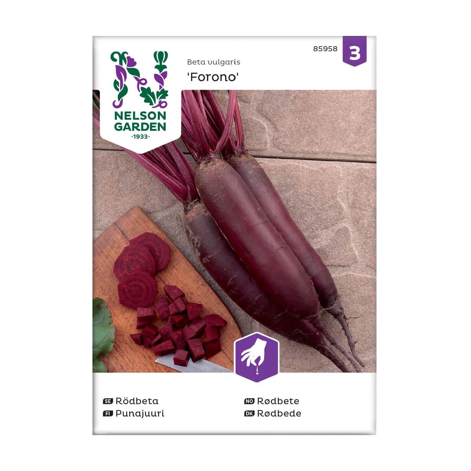 Frö Rödbeta Nelson Garden Forono