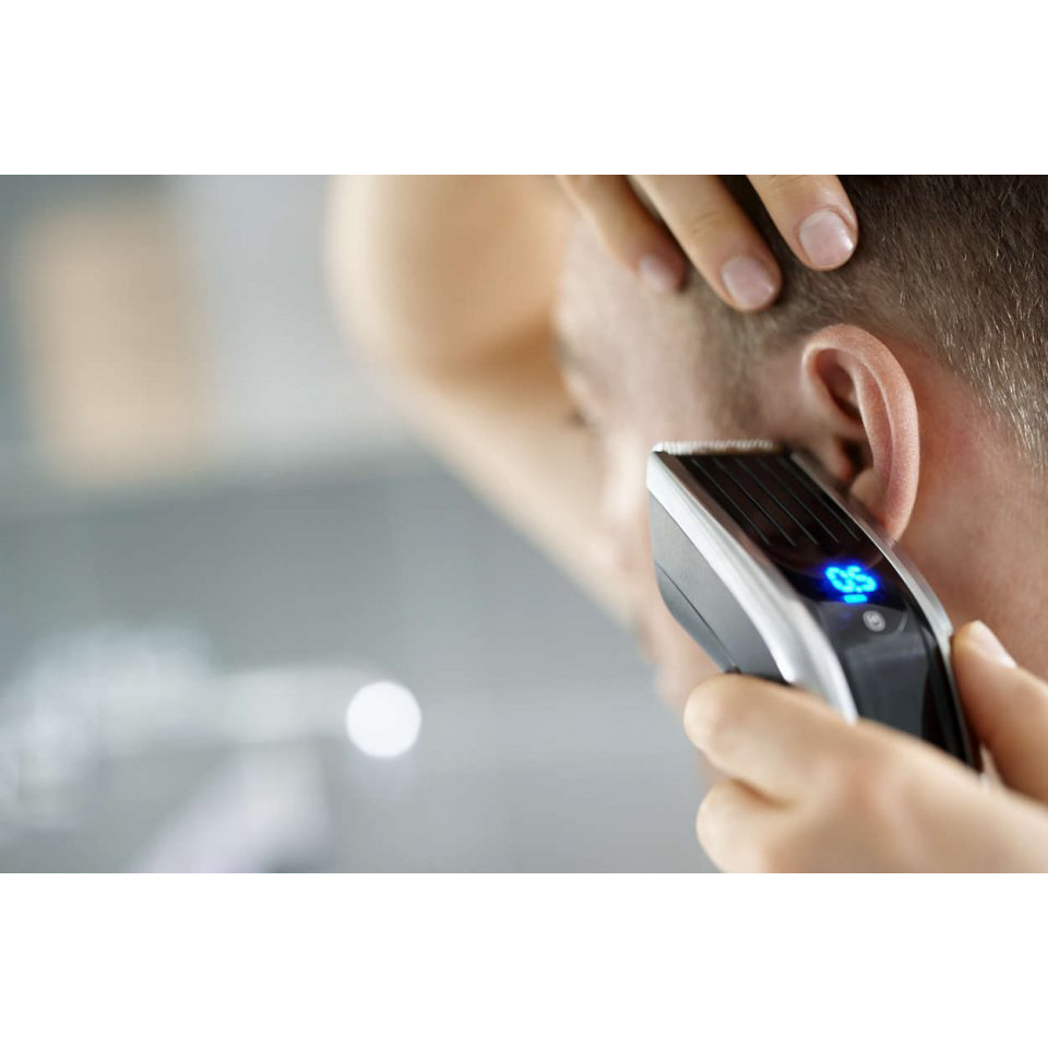 Trimmer Philips HC9450/15 Självslipande Skägg- & Hårtrimmer med Touch-Display