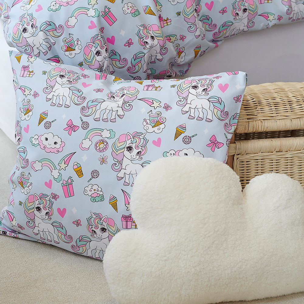 Påslakanset Borganäs of Sweden Enhörning Enkelsäng