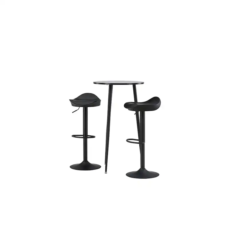 Matgrupp Venture Home Plaza Ø 60 cm med 2 Adesto Stolar