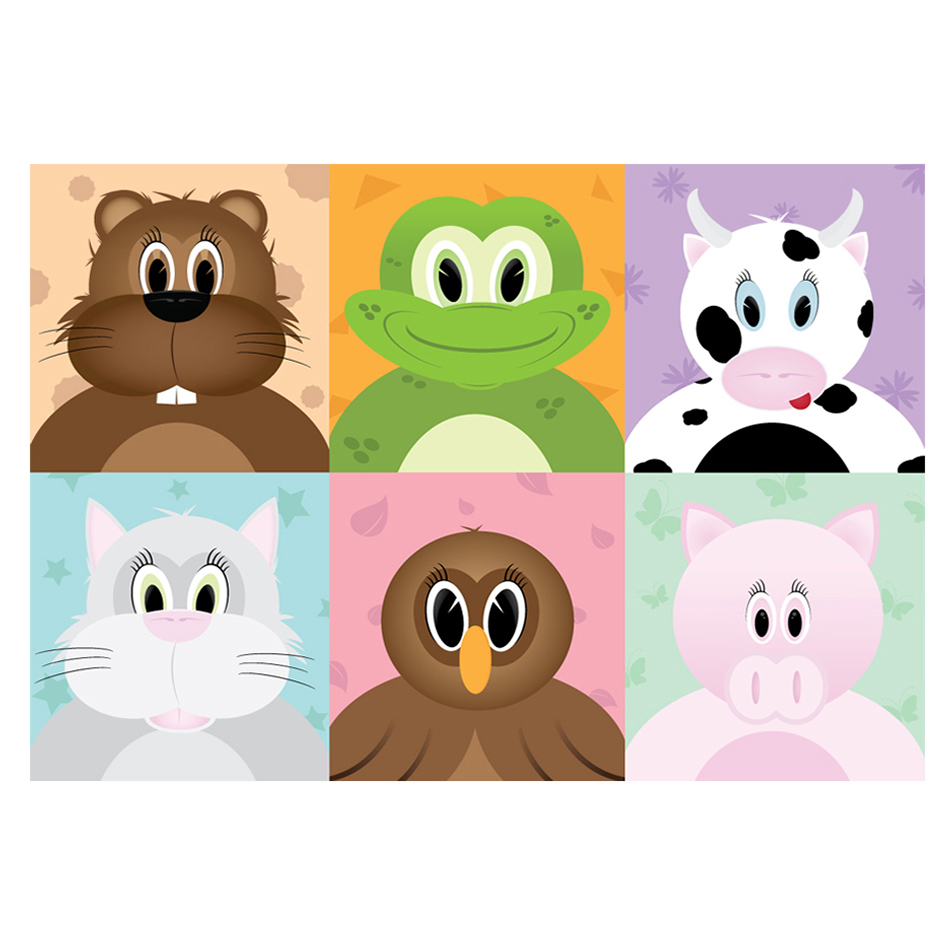 Fototapet Arkiio Cheerful Animals