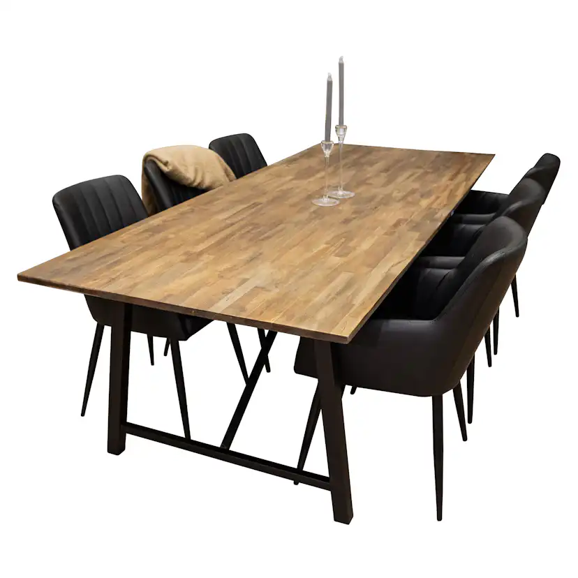 Matgrupp Venture Home Magnus med 6 Corina Stolar