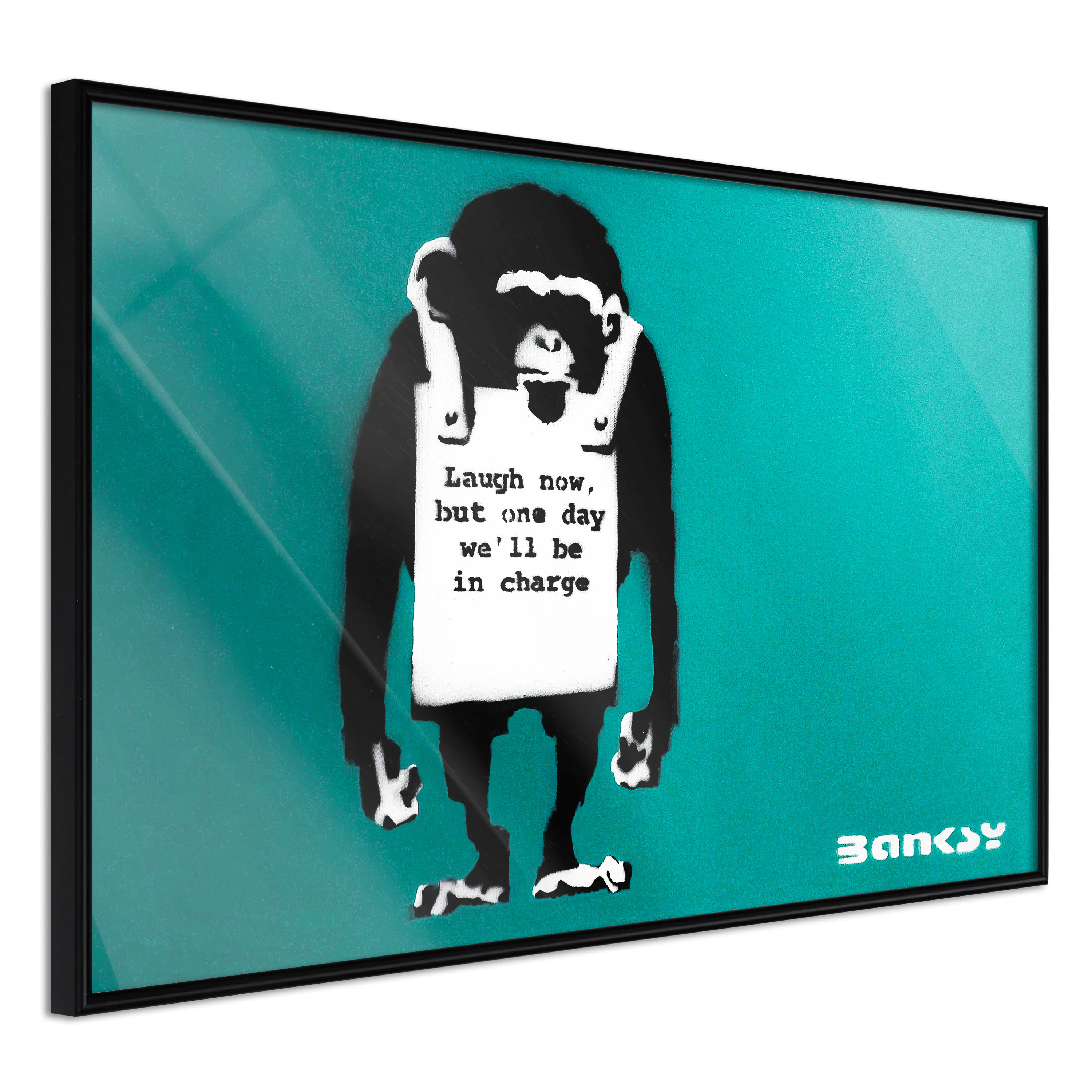 Poster Artgeist Affisch Angry Monkey