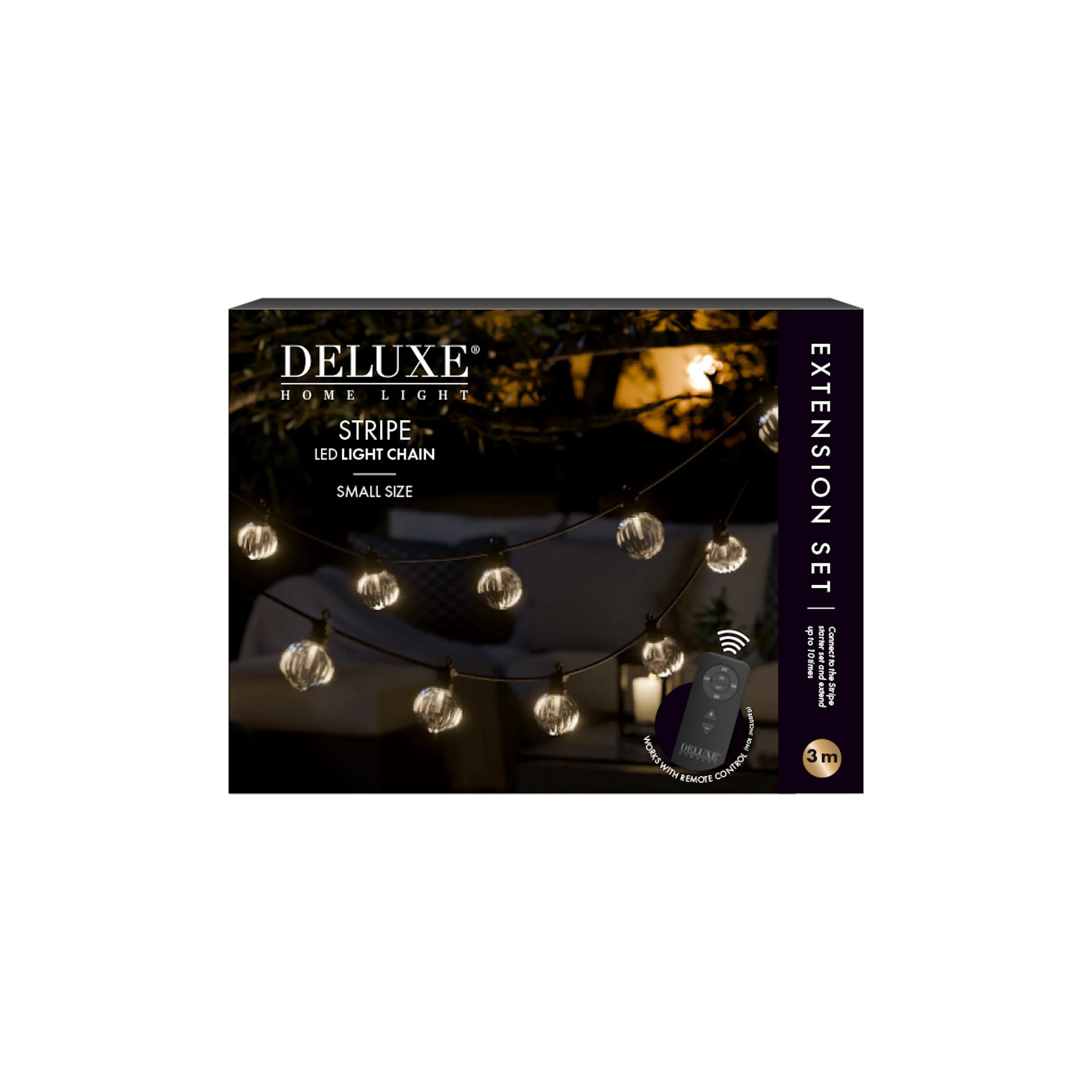 LED Ljusslinga DeluxeHomeart Stripe Extra Set Small 3 m