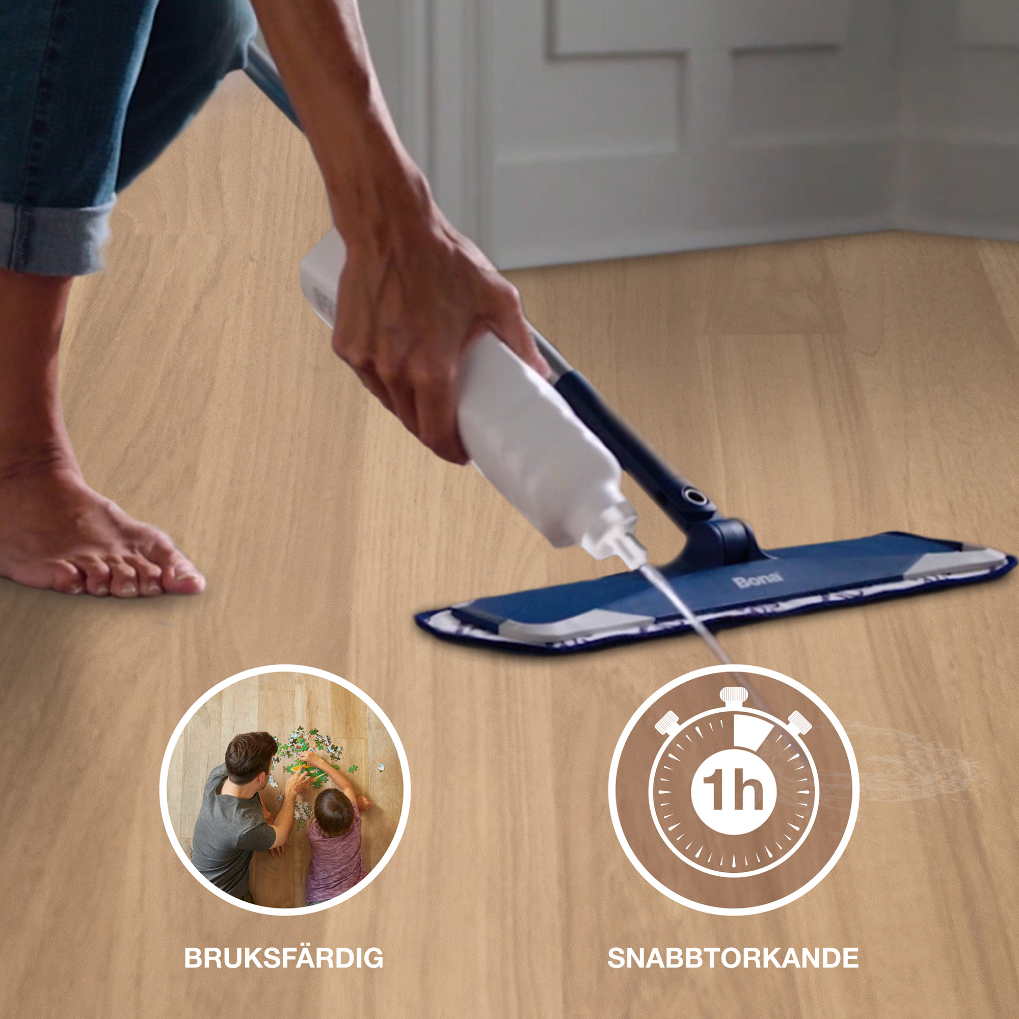 Golvtillbehör Bona Wood Floor Refresher, Underhållslack för Trägolv 1L