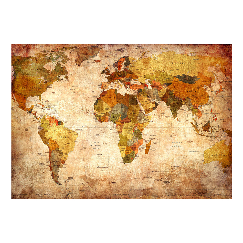 Fototapet Arkiio Old World Map 100x70 Storlek: 100x70 cm