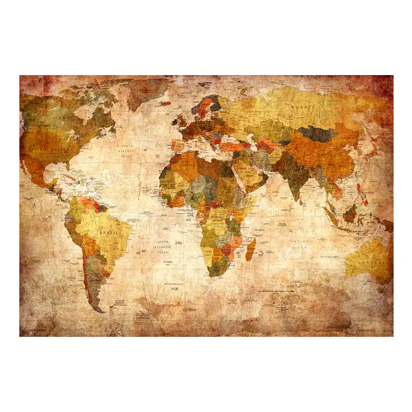 Fototapet Arkiio Old World Map 100x70 Storlek: 100x70 cm