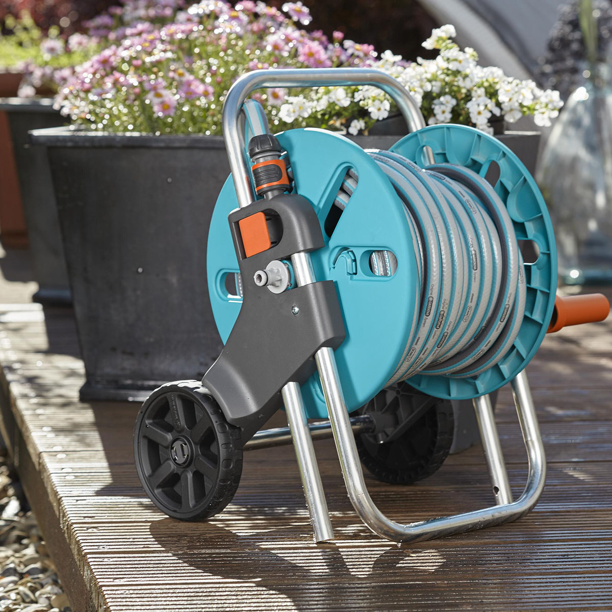 Slangvagn Gardena CleverRoll S med 20 m Classic Slang Omonterad