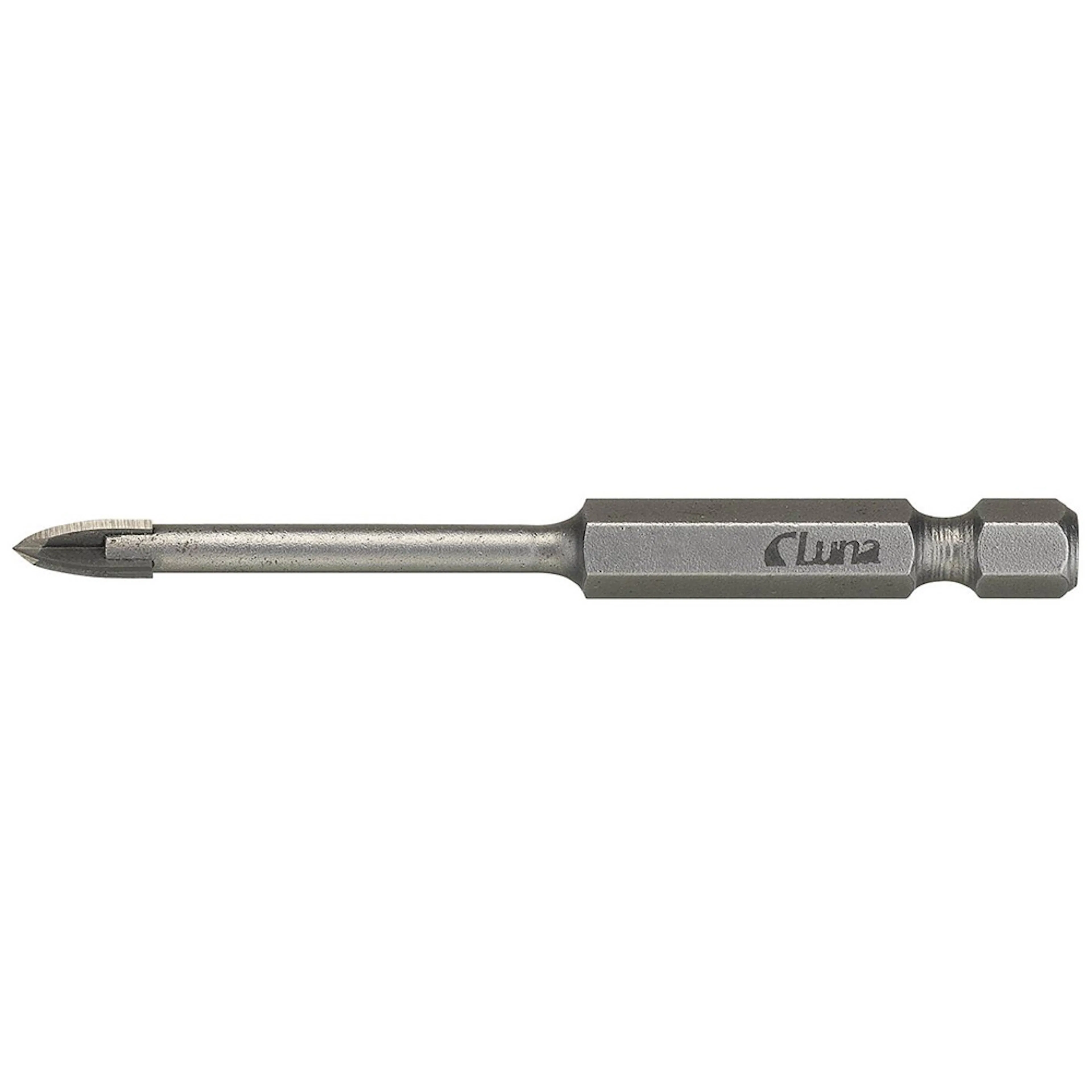 Kakelborr Luna Tools med hårdmetallspets och 1/4"-hexagon-fäste